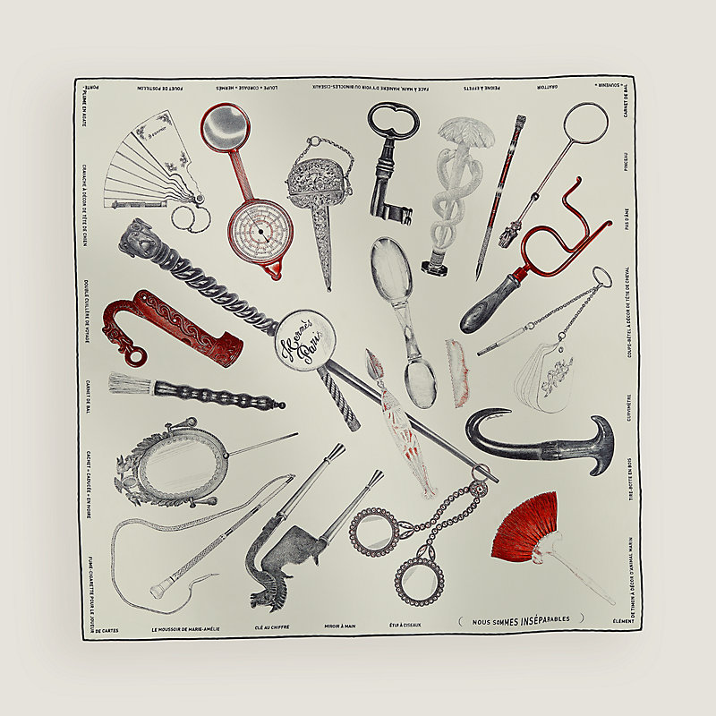 HERMES 最新作 上品 スカーフ カレ 90 Nous Sommes Inseparables Nous Sommes Inseparables scarf 90 | Hermès USA